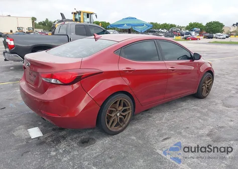 2015 Hyundai Elantra Se из США, поврежденный, VIN 5NPDH4AEXFH588903